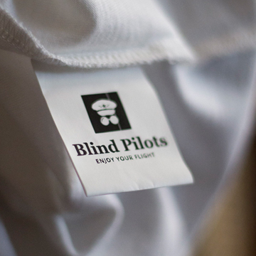 T shirts, Tags, labels, Blind Pilots Clothing, Tailor made, premium quality